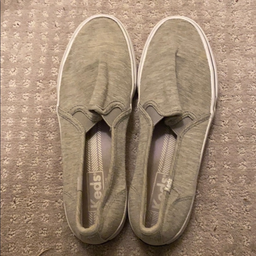 Keds slip on sneaker heather gray size 8